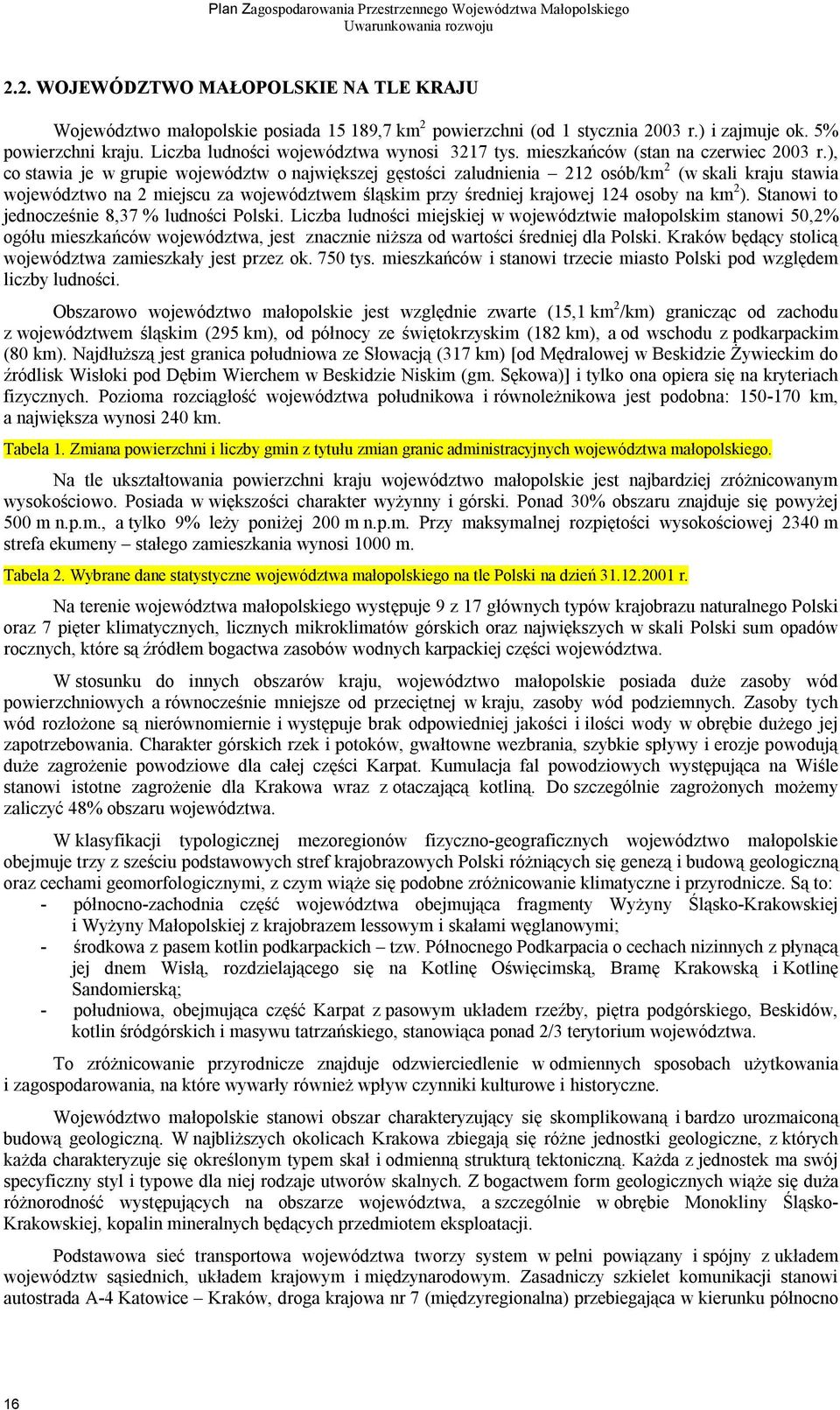 ), co stawia je w grupie województw o największej gęstości zaludnienia 212 osób/km 2 (w skali kraju stawia województwo na 2 miejscu za województwem śląskim przy średniej krajowej 124 osoby na km 2 ).