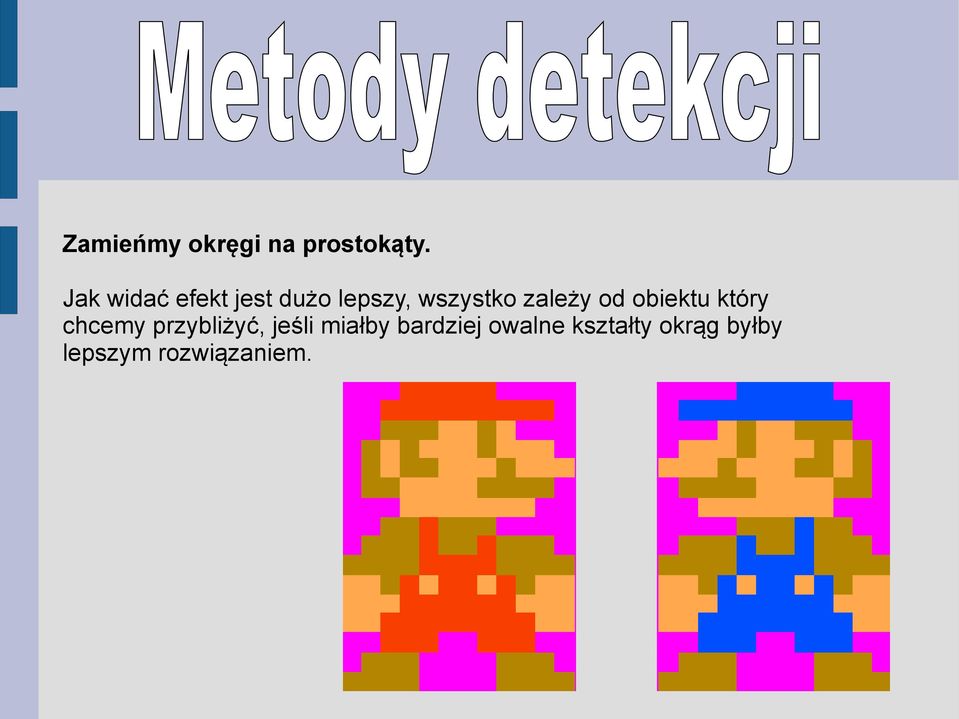 zależy od obiektu który chcemy przybliżyć,