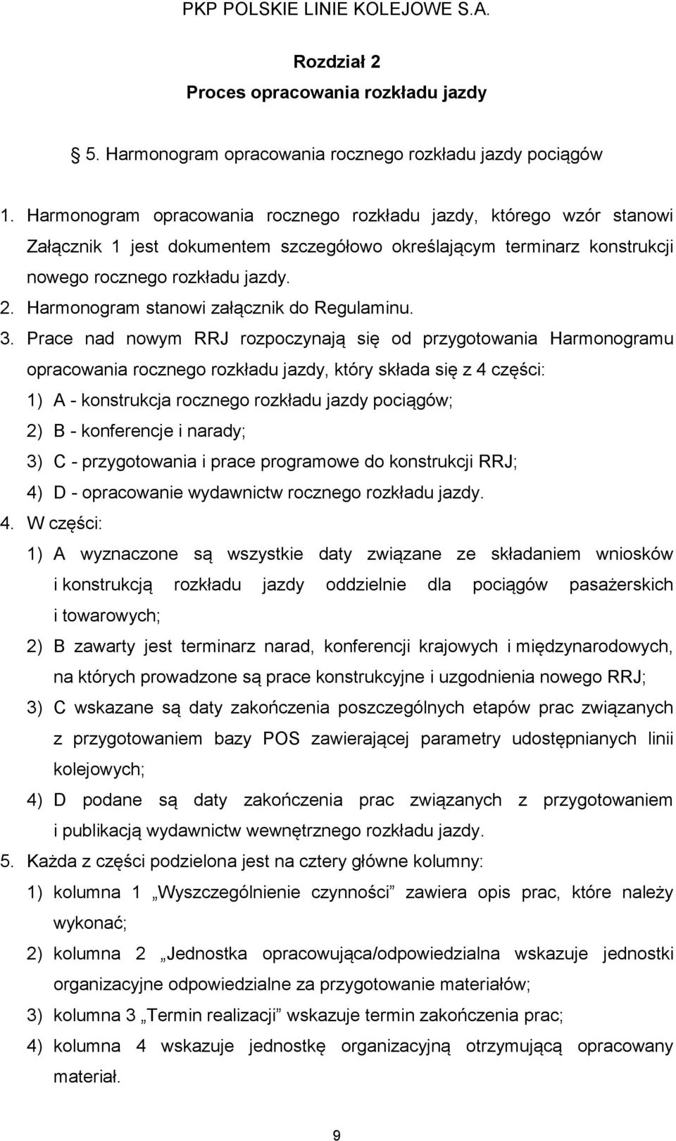 Harmonogram stanowi załącznik do Regulaminu. 3.