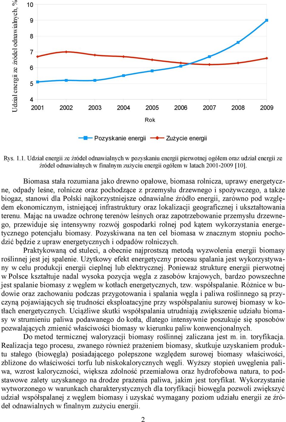 Biomasa stała rozumiana jako drewno opałowe, biomasa rolnicza, uprawy energetyczne, odpady leśne, rolnicze oraz pochodzące z przemysłu drzewnego i spożywczego, a także biogaz, stanowi dla Polski