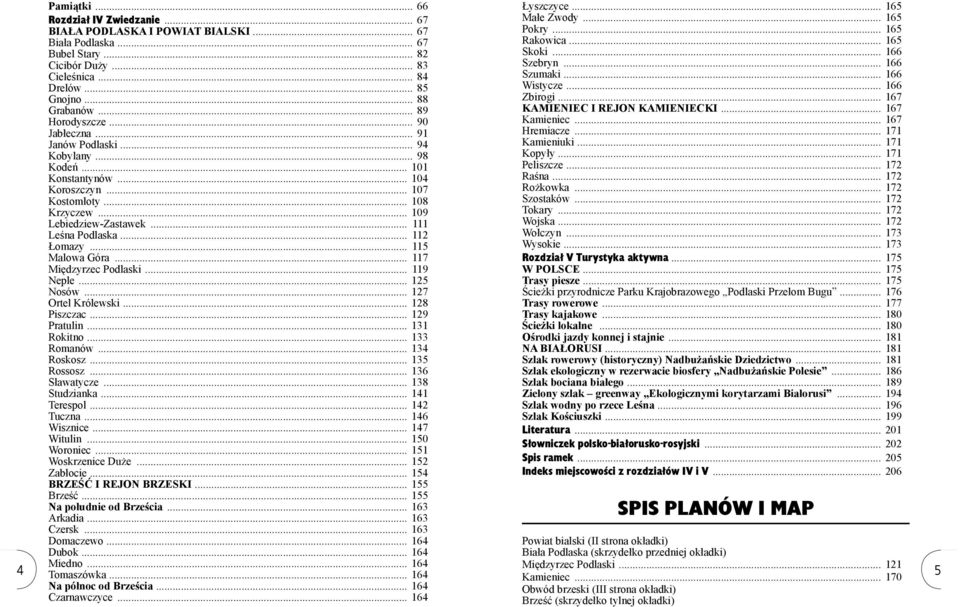 .. 111 Leśna Podlaska... 112 Łomazy... 115 Malowa Góra... 117 Międzyrzec Podlaski... 119 Neple... 125 Nosów... 127 Ortel Królewski... 128 Piszczac... 129 Pratulin... 131 Rokitno... 133 Romanów.