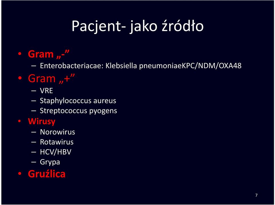 Staphylococcus aureus Streptococcus pyogens