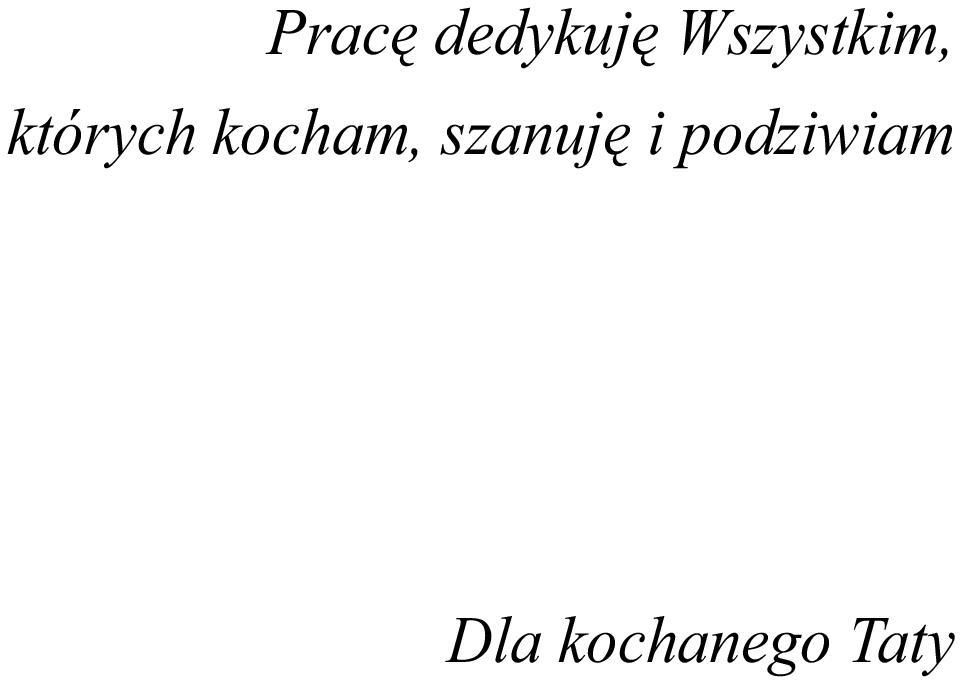 kocham, szanuję i