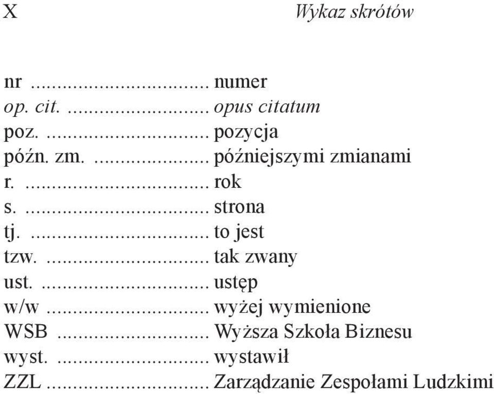 ... tak zwany ust.... ustęp w/w... wyżej wymienione WSB.