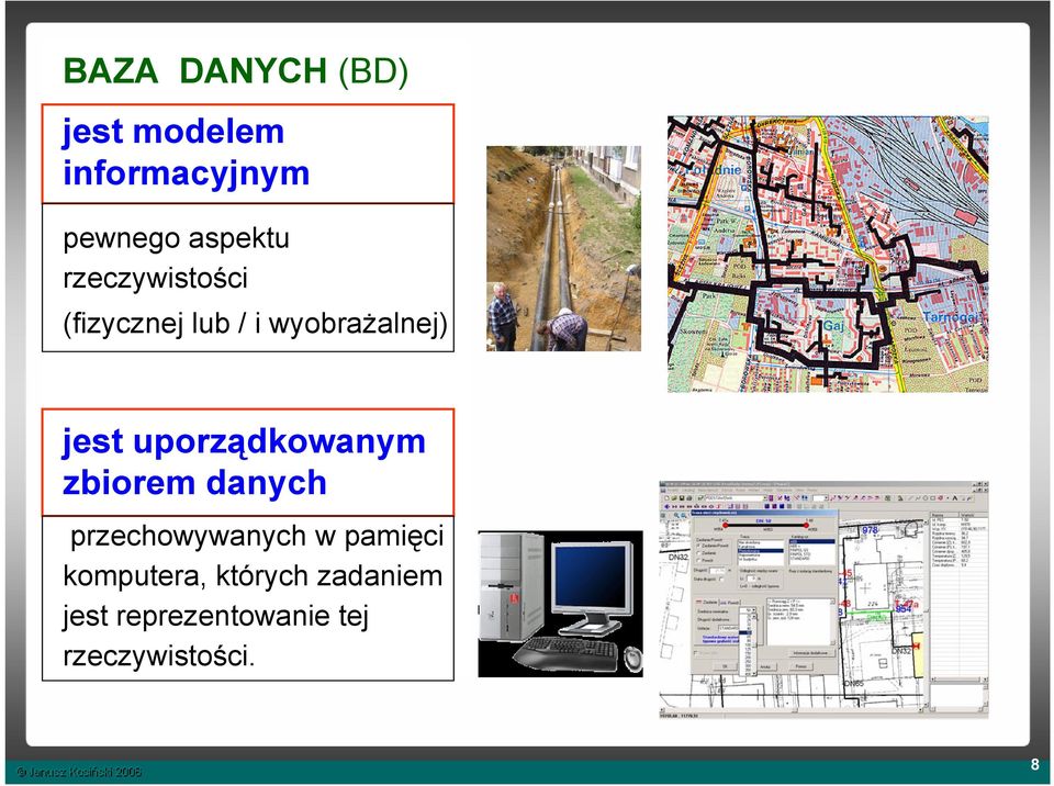 uporządkowanym zbiorem danych przechowywanych w pamięci