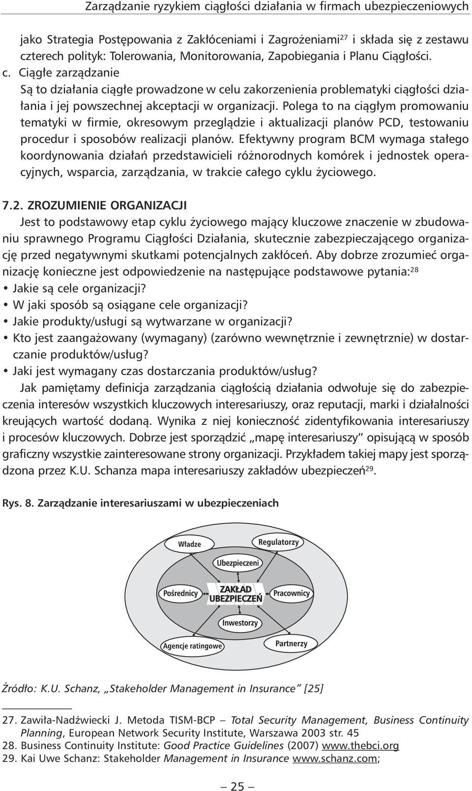 Polega to na ciągłym promowaniu tematyki w firmie, okresowym przeglądzie i aktualizacji planów PCD, testowaniu procedur i sposobów realizacji planów.