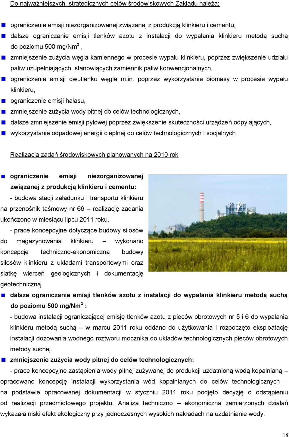 stanowiących zamiennik paliw konwencjonalnych, ograniczenie emisji dwutlenku węgla m.in.