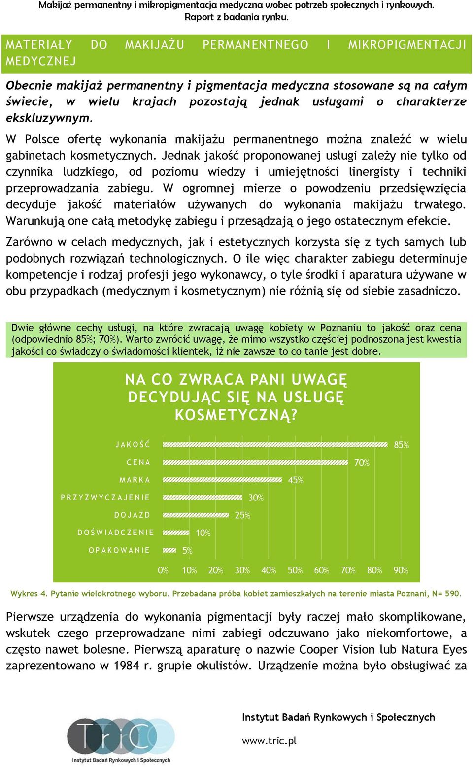 Jednak jakość proponowanej usługi zależy nie tylko od czynnika ludzkiego, od poziomu wiedzy i umiejętności linergisty i techniki przeprowadzania zabiegu.