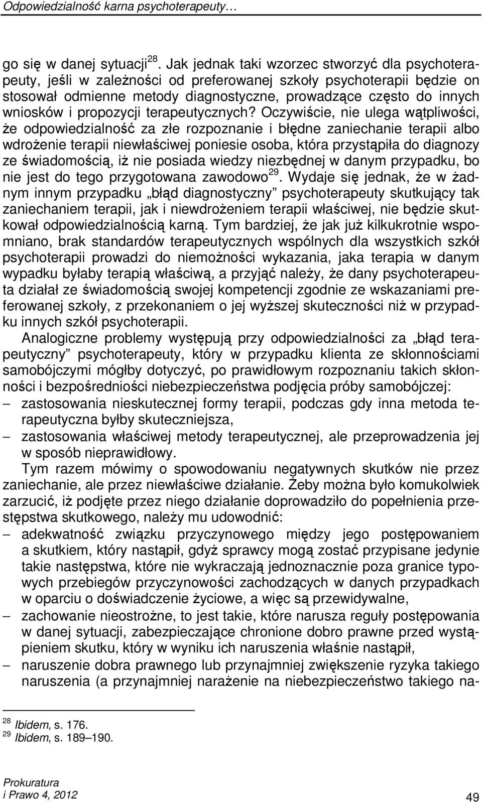 propozycji terapeutycznych?