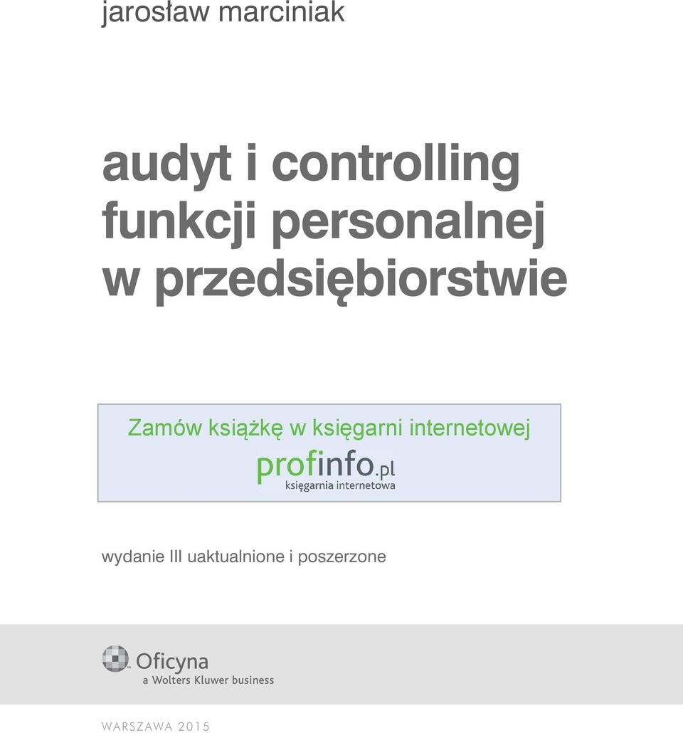 Zamów książkę w księgarni internetowej