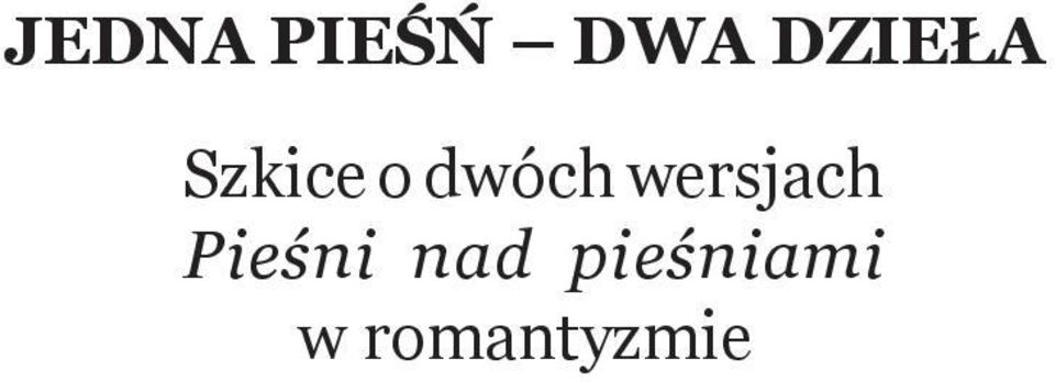 dwóch wersjach