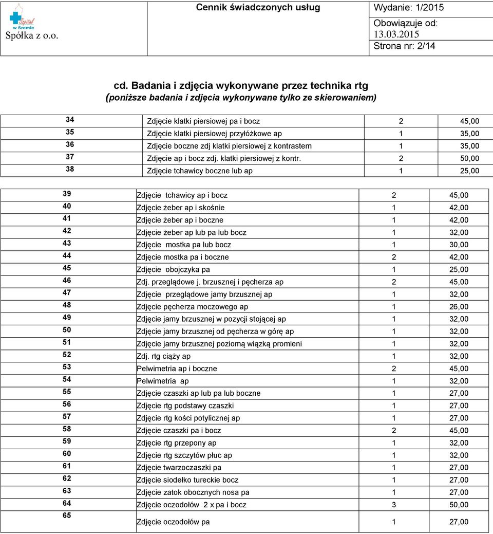 ap 1 35,00 36 Zdjęcie boczne zdj klatki piersiowej z kontra