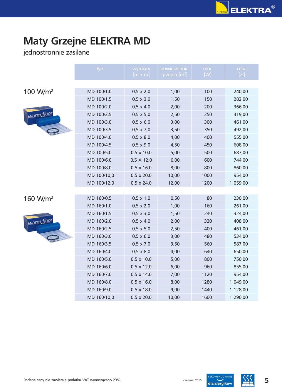 100/6,0 0,5 X 12,0 6,00 600 MD 100/8,0 0,5 x 16,0 8,00 800 MD 100/10,0 0,5 x 20,0 10,00 1000 MD 100/12,0 0,5 x 24,0 12,00 1200 240,00 282,00 366,00 419,00 461,00 492,00 555,00 608,00 687,00 744,00