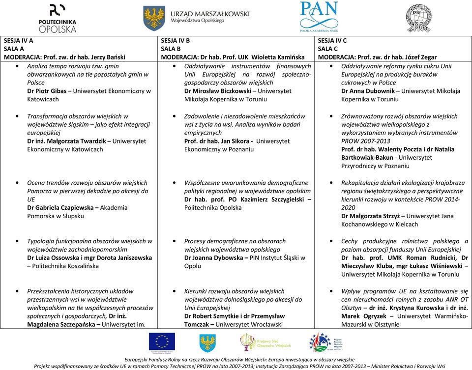 inż. Małgorzata Twardzik Uniwersytet Ekonomiczny w Katowicach Ocena trendów rozwoju obszarów wiejskich Pomorza w pierwszej dekadzie po akcesji do UE Dr Gabriela Czapiewska Akademia Pomorska w Słupsku