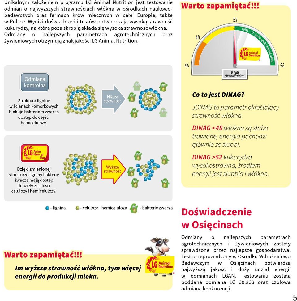 Odmiany o najlepszych parametrach agrotechnicznych oraz żywieniowych otrzymują znak jakości LG Animal Nutrition. Warto zapamiętać!