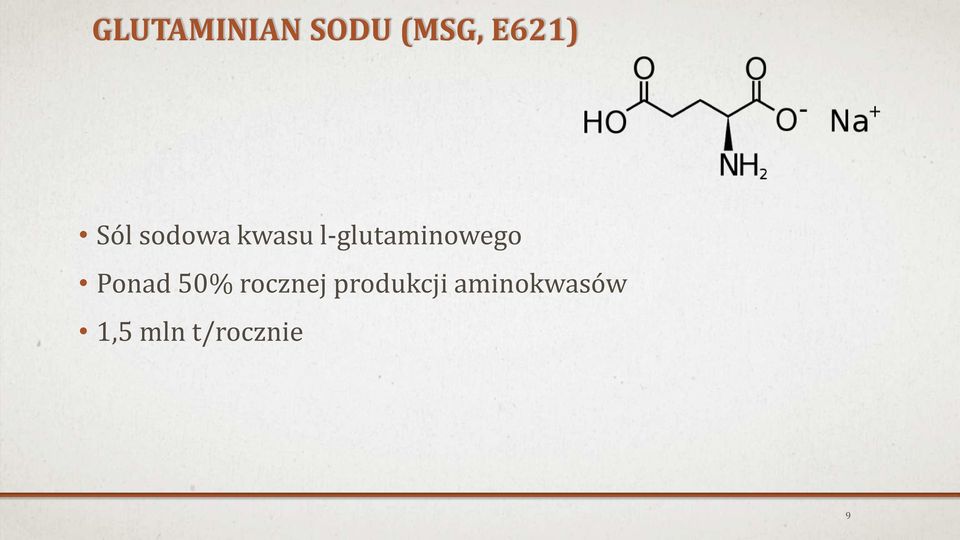 l-glutaminowego Ponad 50%