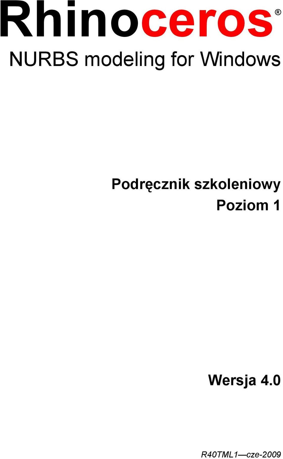 Podręcznik szkoleniowy