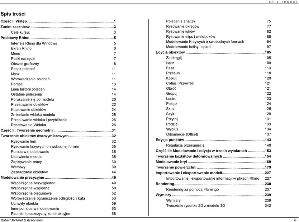 Poruszanie się po modelu 20 Przesuwanie obiektów 22 Kopiowanie obiektów 24 Zmienianie widoku modelu 25 Przesuwanie widoku i przybliżanie 26 Resetowanie Widoku 26 Część II: Tworzenie geometrii.