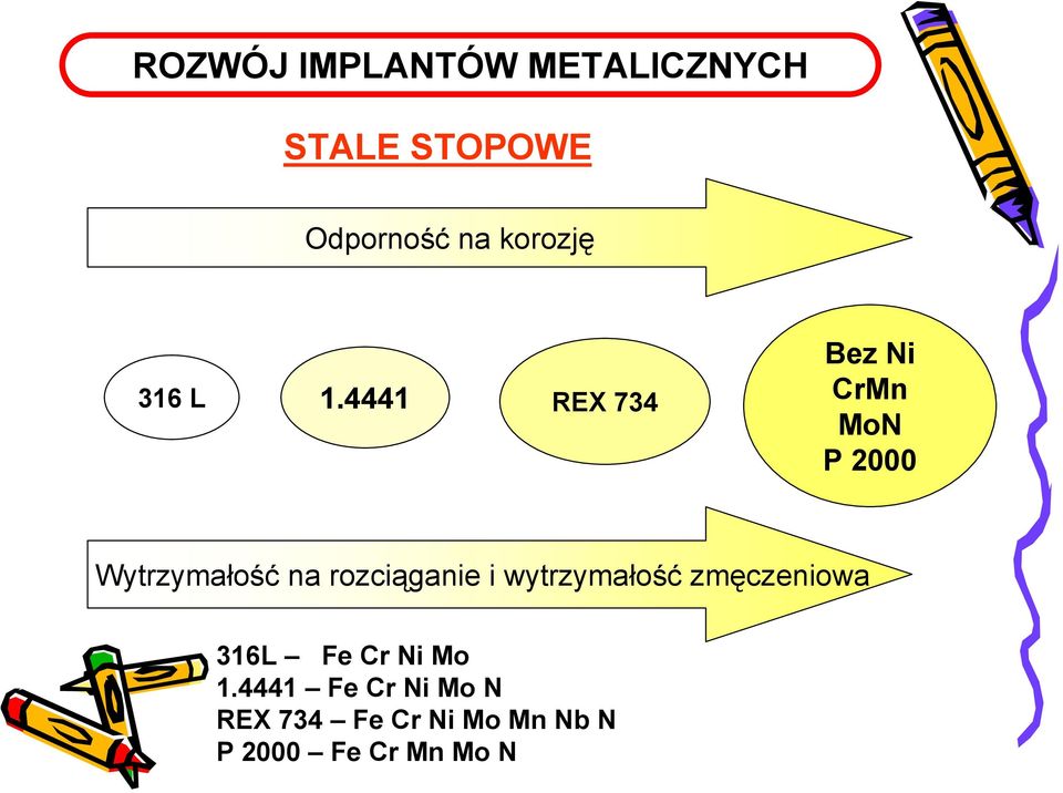 4441 REX 734 Bez Ni CrMn MoN P 2000 Wytrzymałość na