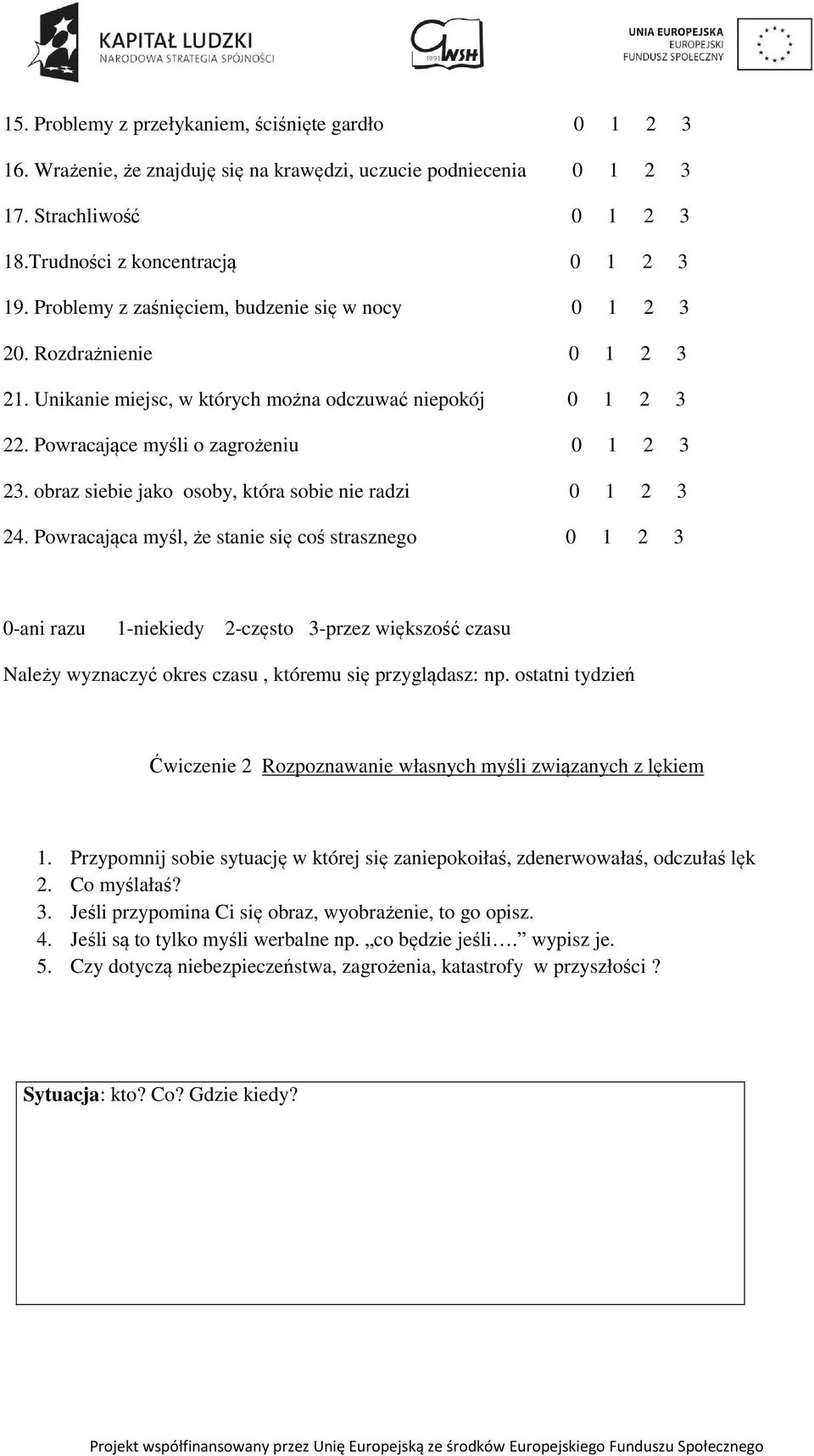 obraz siebie jako osoby, która sobie nie radzi 0 1 2 3 24.