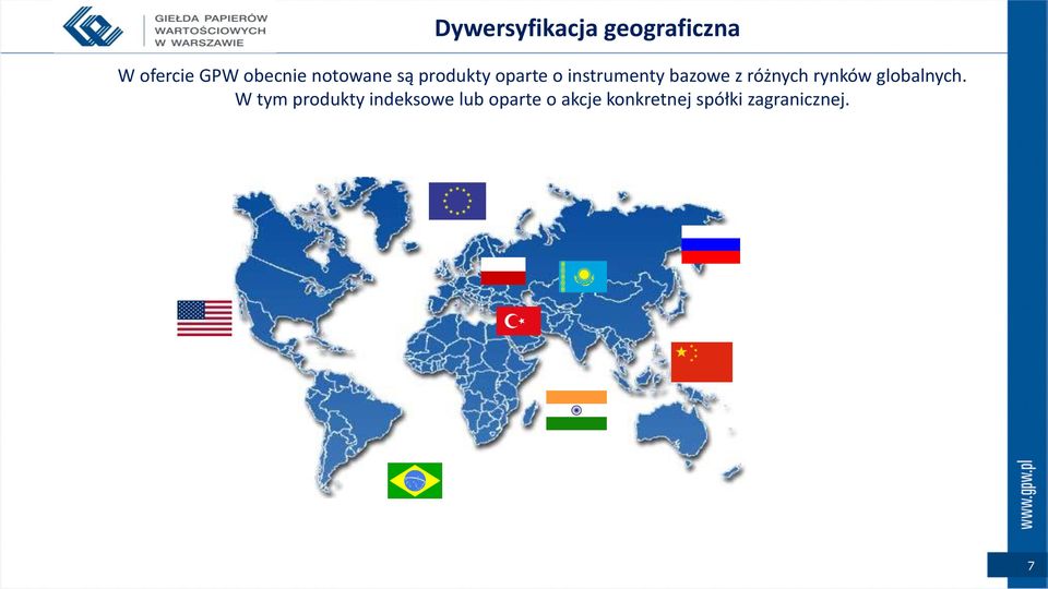 różnych rynków globalnych.