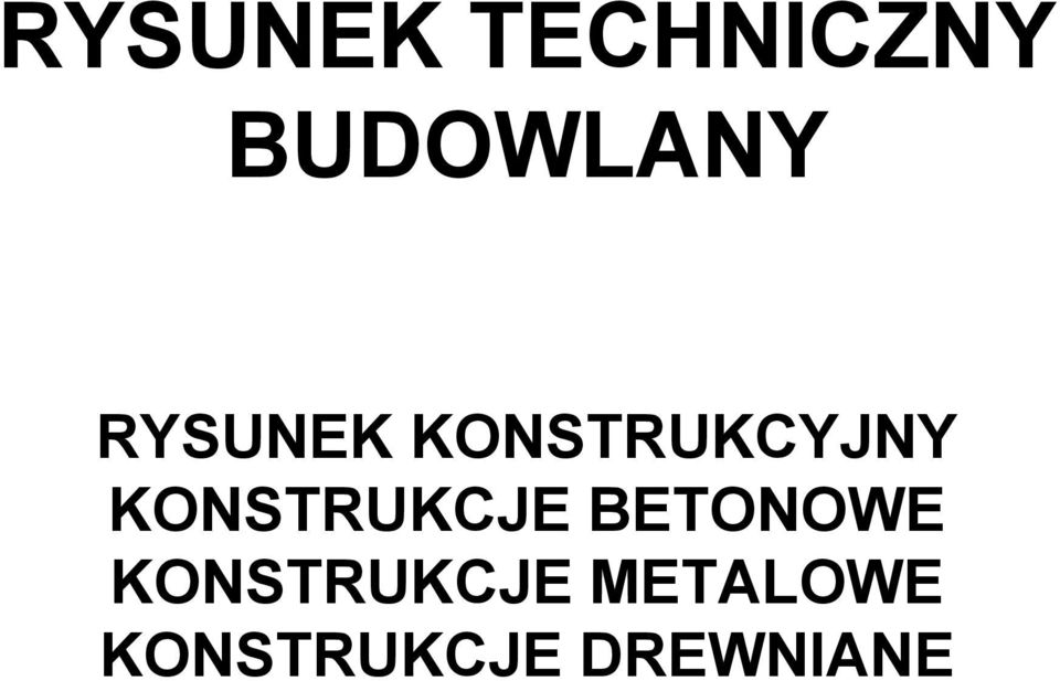 KONSTRUKCJE BETONOWE