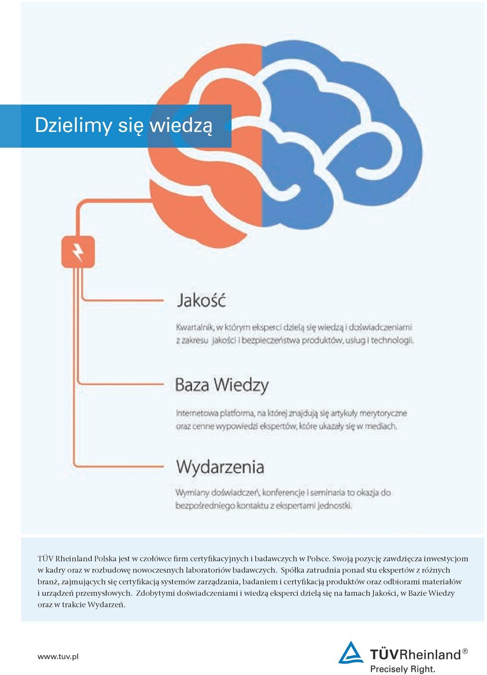 Spółka zatrudnia ponad stu ekspertów z różnych branż, zajmujących się certyfikacją systemów zarządzania, badaniem i certyfikacją