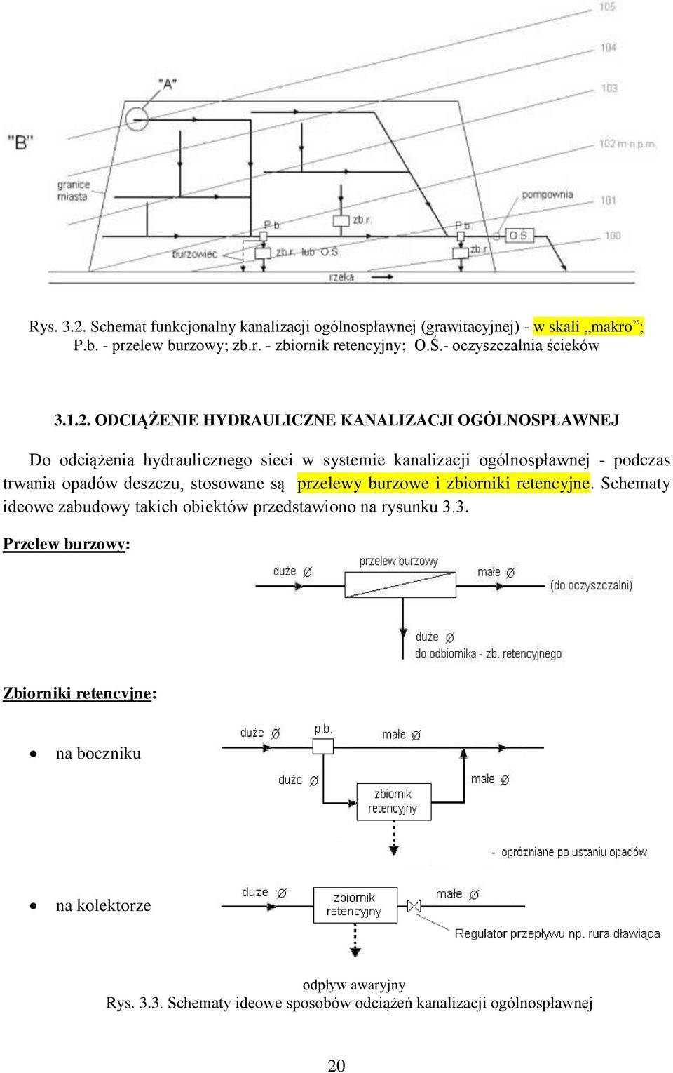 ODCIĄŻENIE HYDRAULICZNE KANALIZACJI OGÓLNOSPŁAWNEJ Do odciążenia hydraulicznego sieci w systemie kanalizacji ogólnospławnej - podczas trwania opadów