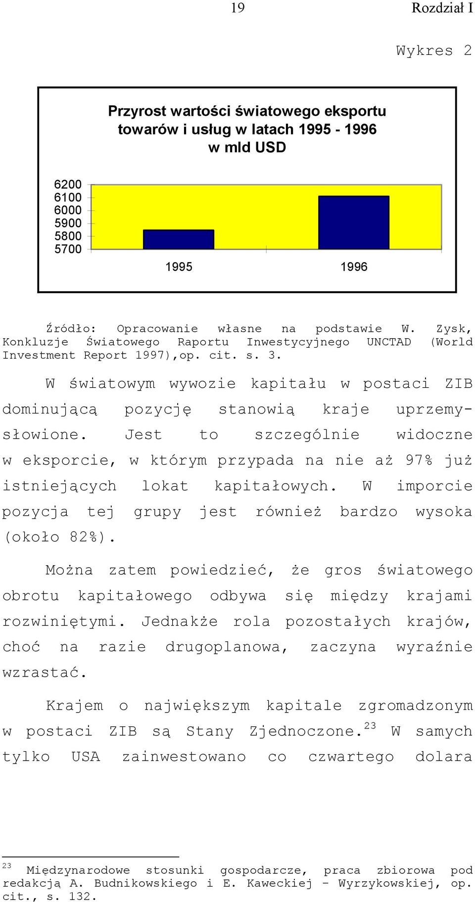 W światowym wywozie kapitału w postaci ZIB dominującą pozycję stanowią kraje uprzemysłowione.