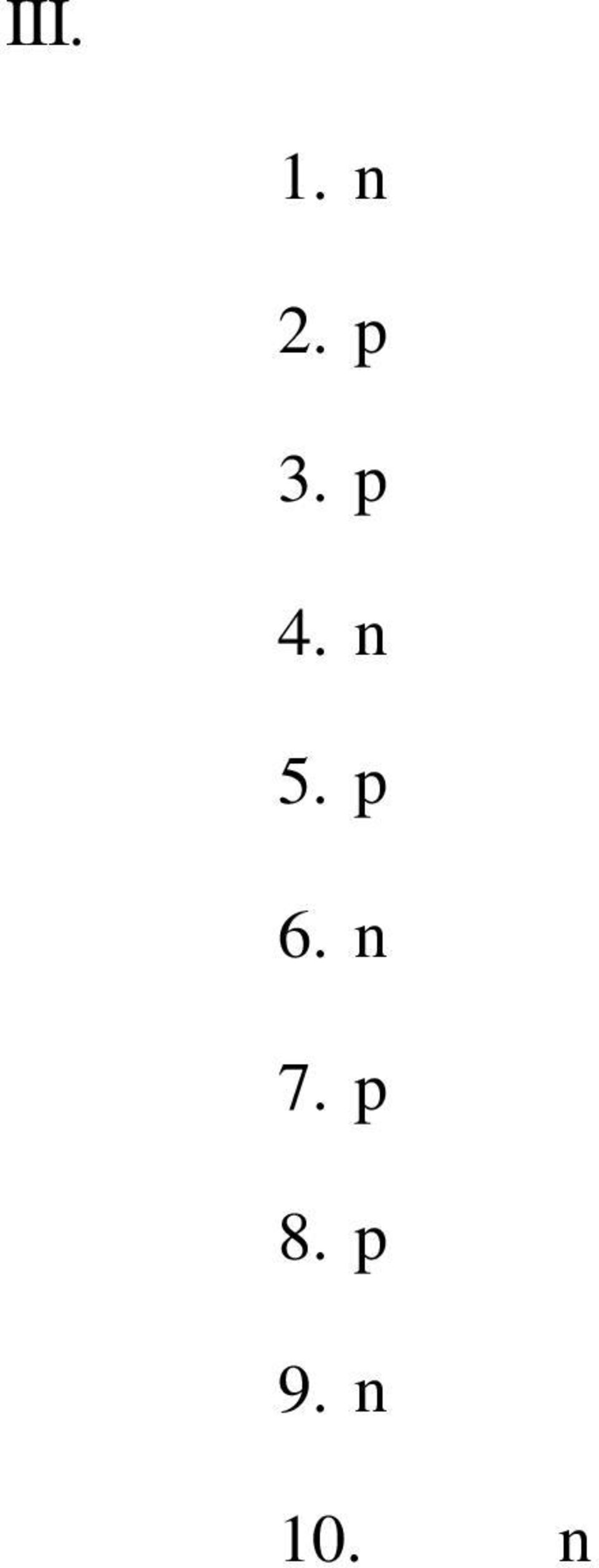 p 6. n 7. p 8.