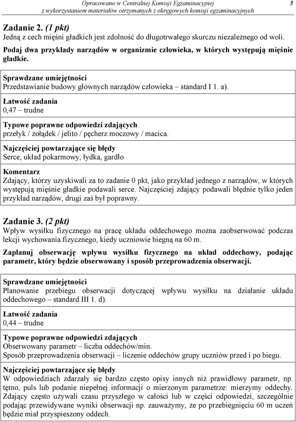 0,47 trudne przełyk / żołądek / jelito / pęcherz moczowy / macica.