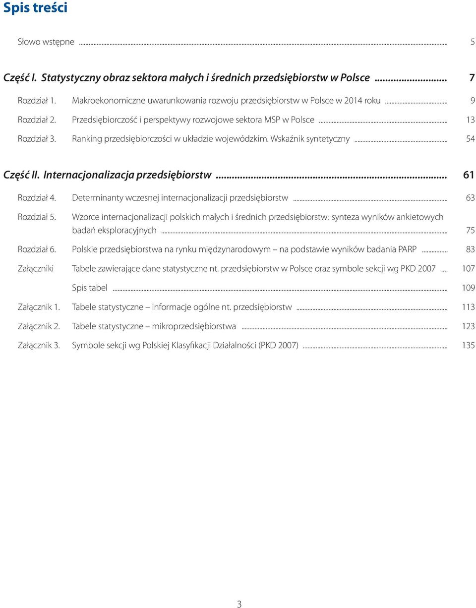 Ranking przedsiębiorczości w układzie wojewódzkim. Wskaźnik syntetyczny... 54 Część II. Internacjonalizacja przedsiębiorstw... 61 Rozdział 4. Determinanty wczesnej internacjonalizacji przedsiębiorstw.