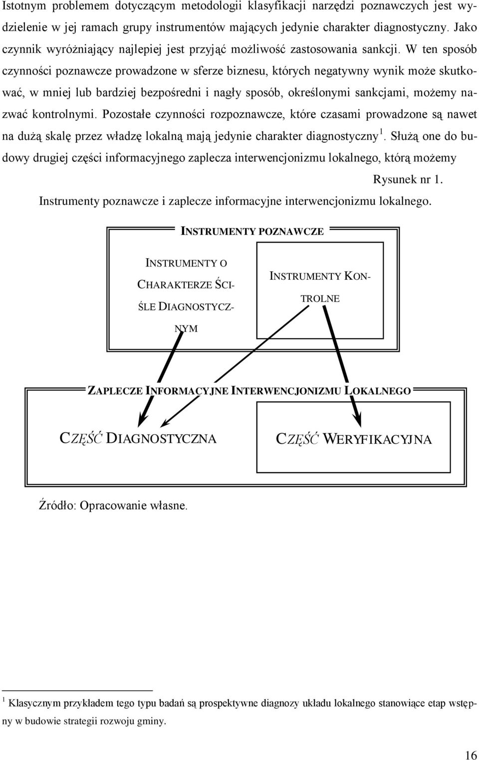 W ten sposób czynności poznawcze prowadzone w sferze biznesu, których negatywny wynik może skutkować, w mniej lub bardziej bezpośredni i nagły sposób, określonymi sankcjami, możemy nazwać kontrolnymi.