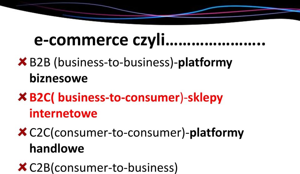 biznesowe B2C( business-to-consumer)-sklepy