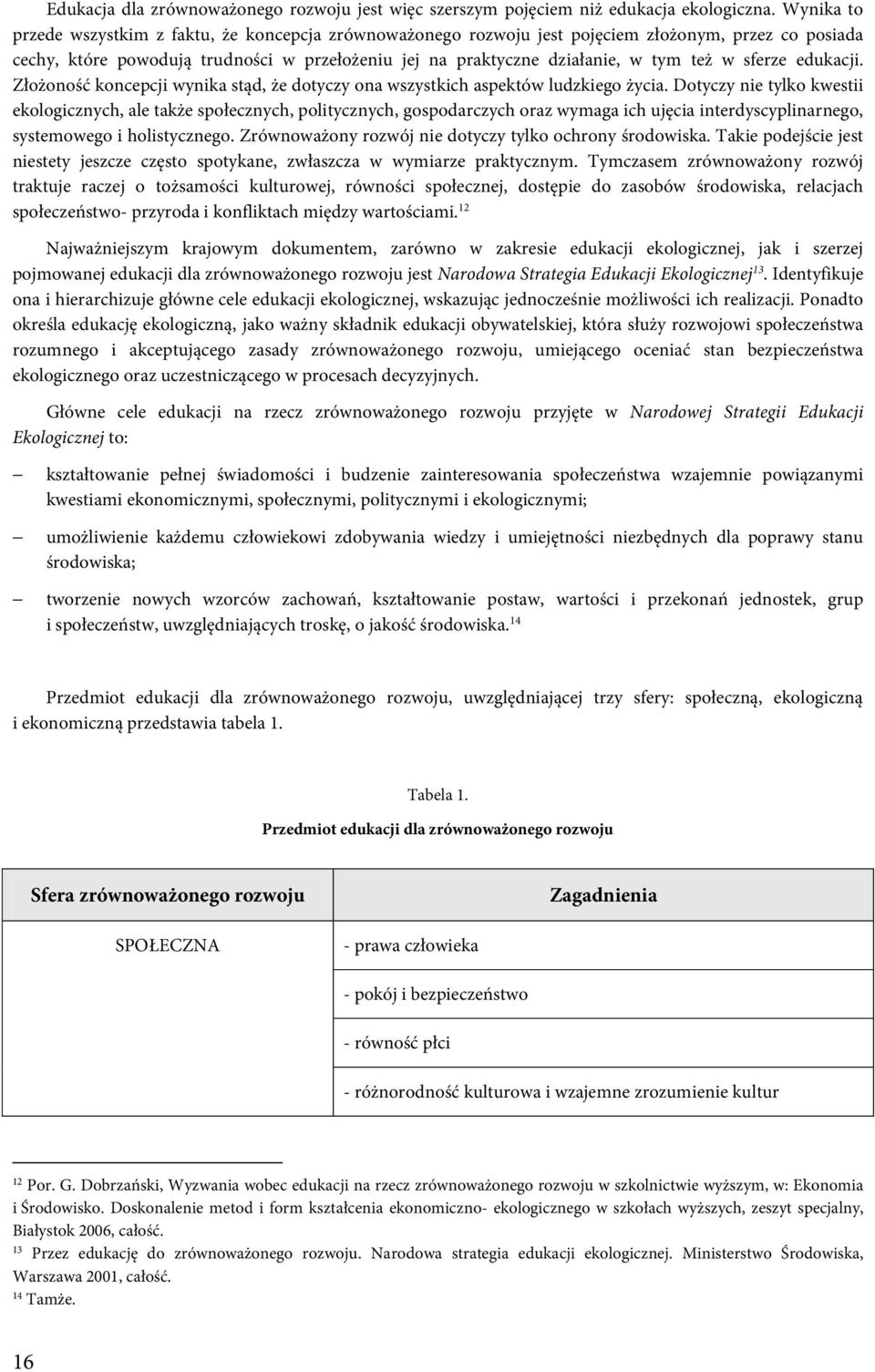 sferze edukacji. Złożoność koncepcji wynika stąd, że dotyczy ona wszystkich aspektów ludzkiego życia.