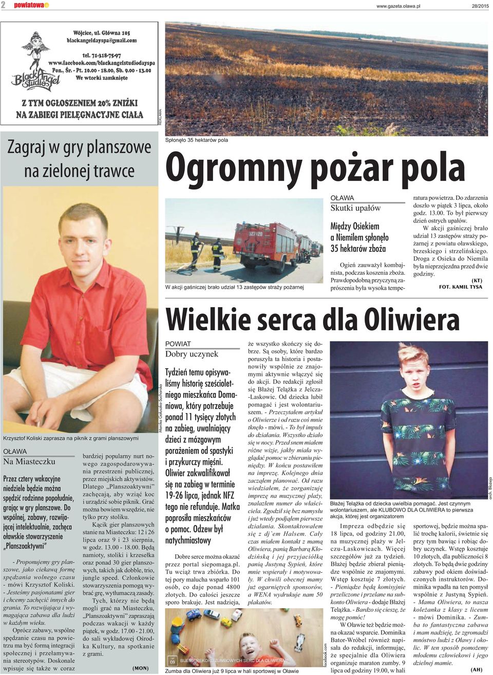 (MON) Ogromny pożar pola - - - - (KT) FOT.