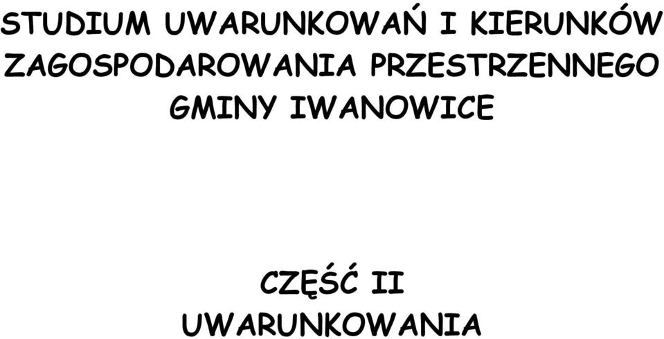 ZAGOSPODAROWANIA