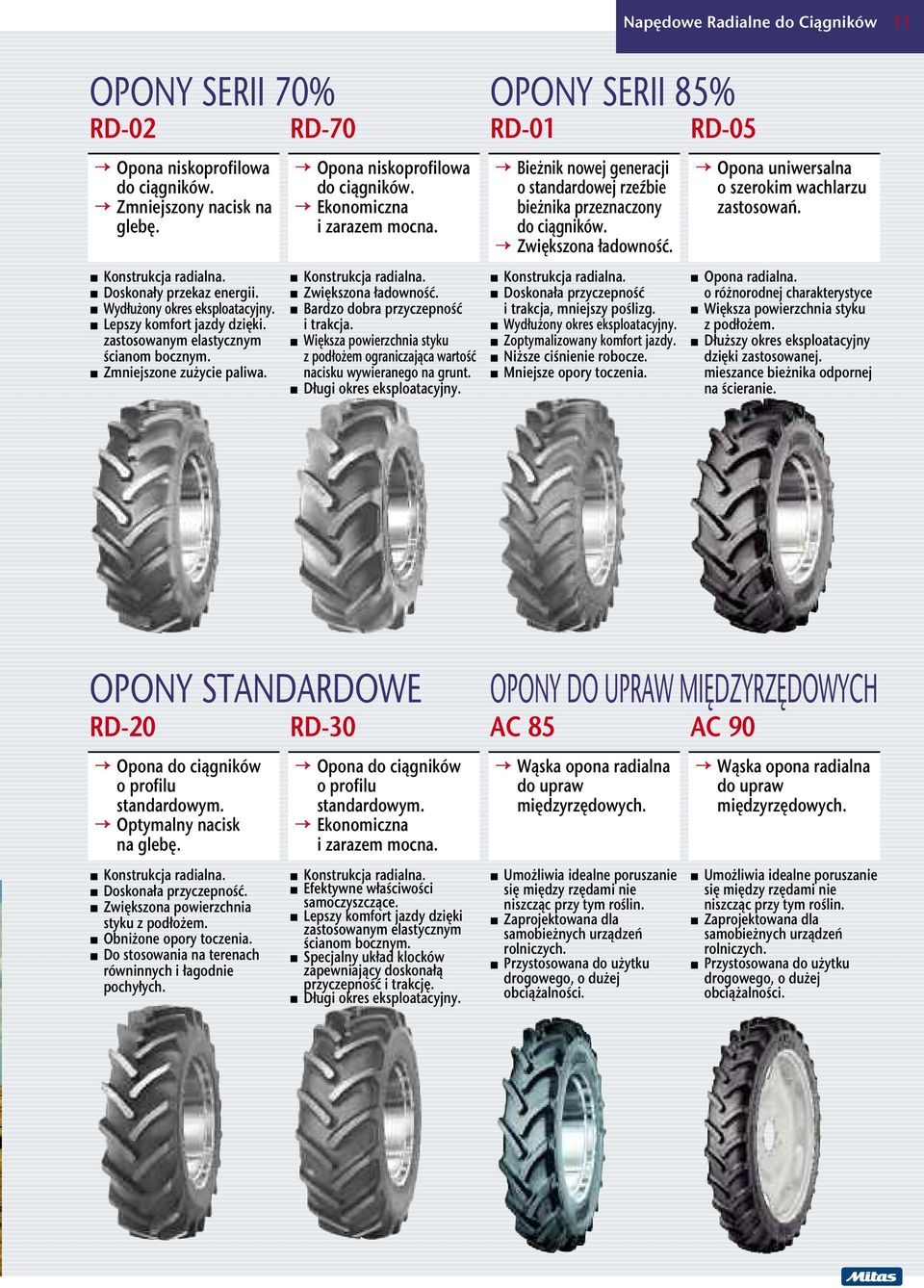 ekonomiczna i zarazem mocna. n Konstrukcja radialna. n Zwiększona ładowność. n Bardzo dobra przyczepność i trakcja.