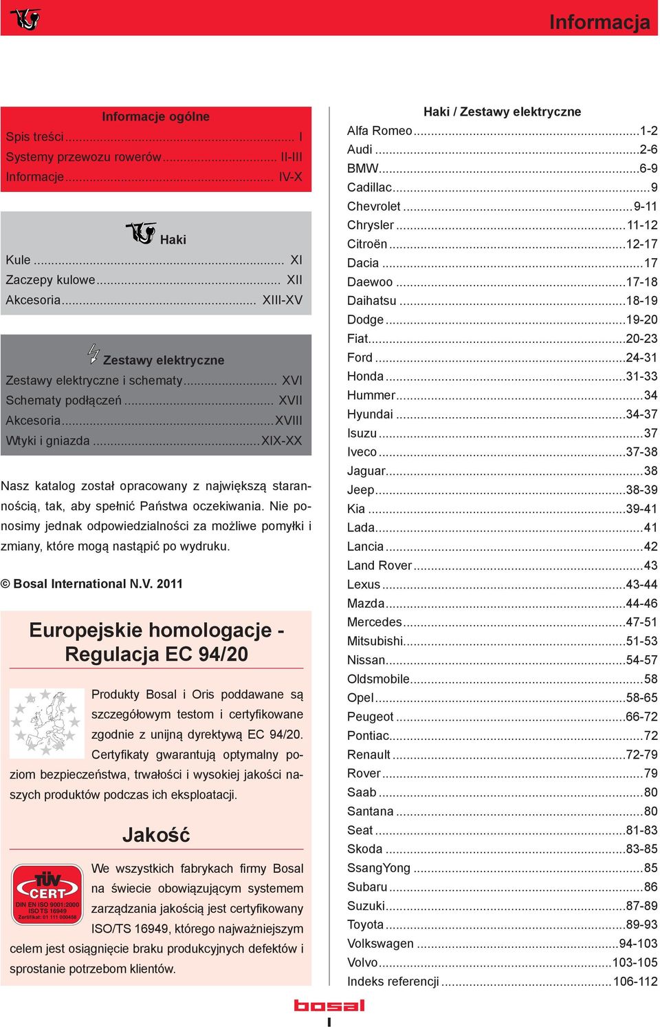 ..xix-xx Nasz katalog został opracowany z największą starannością, tak, aby spełnić Państwa oczekiwania.