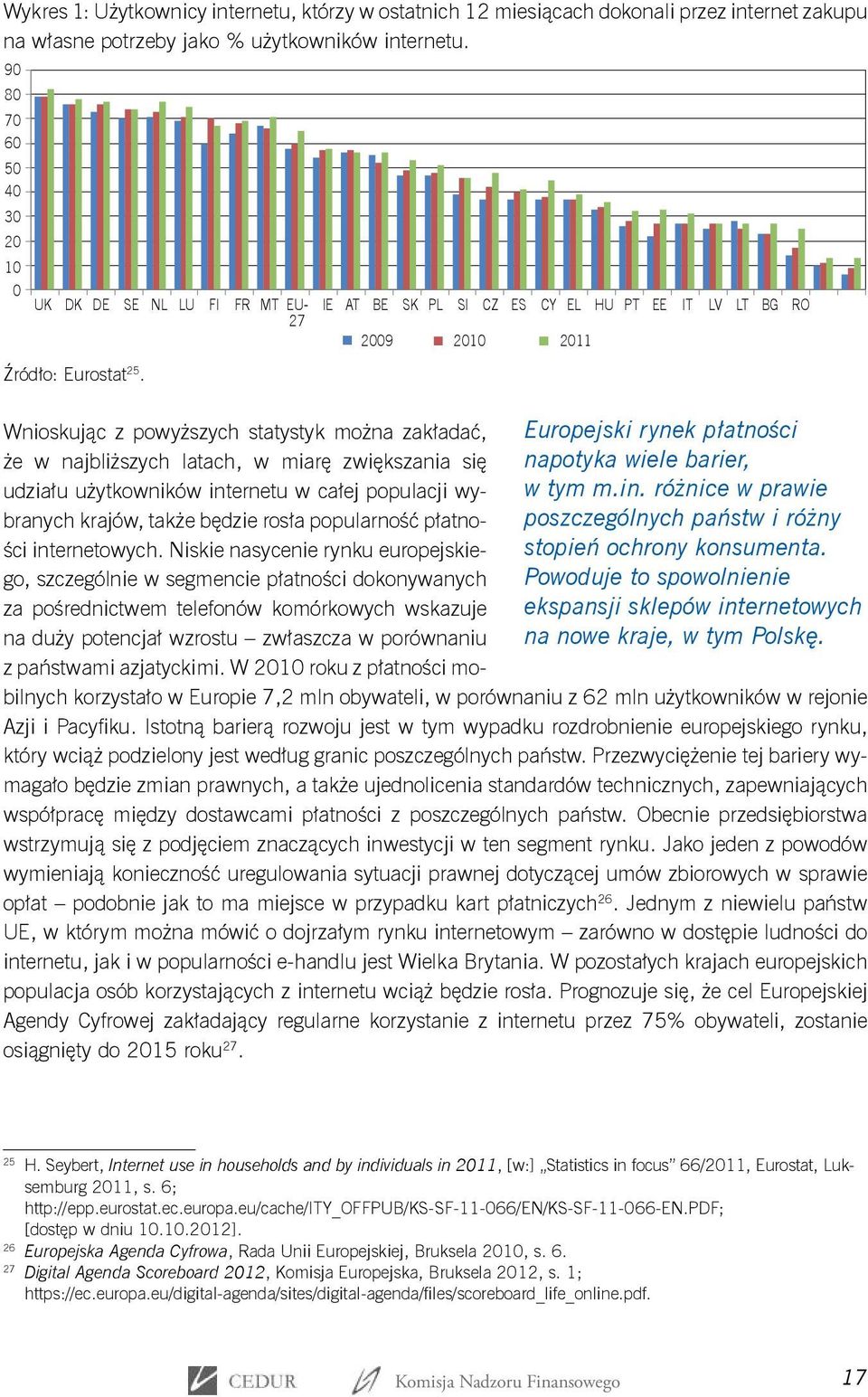 Europejski rynek płatności napotyka wiele barier, w tym m.in. różnice w prawie poszczególnych państw i różny stopień ochrony konsumenta.