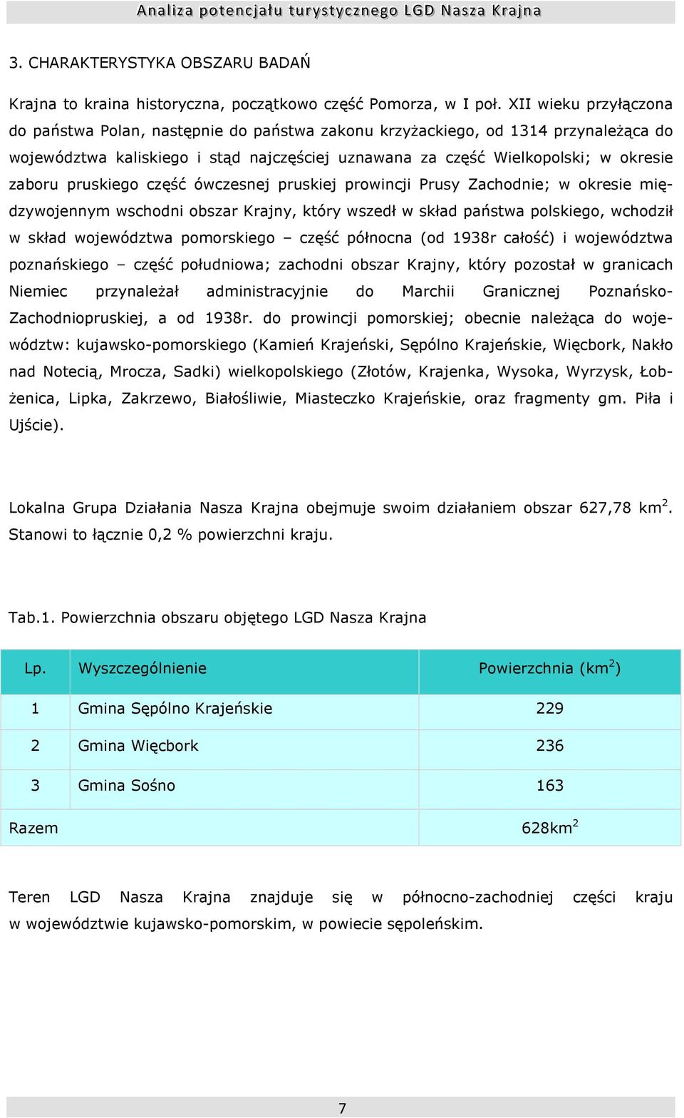 pruskiego część ówczesnej pruskiej prowincji Prusy Zachodnie; w okresie międzywojennym wschodni obszar Krajny, który wszedł w skład państwa polskiego, wchodził w skład województwa pomorskiego część