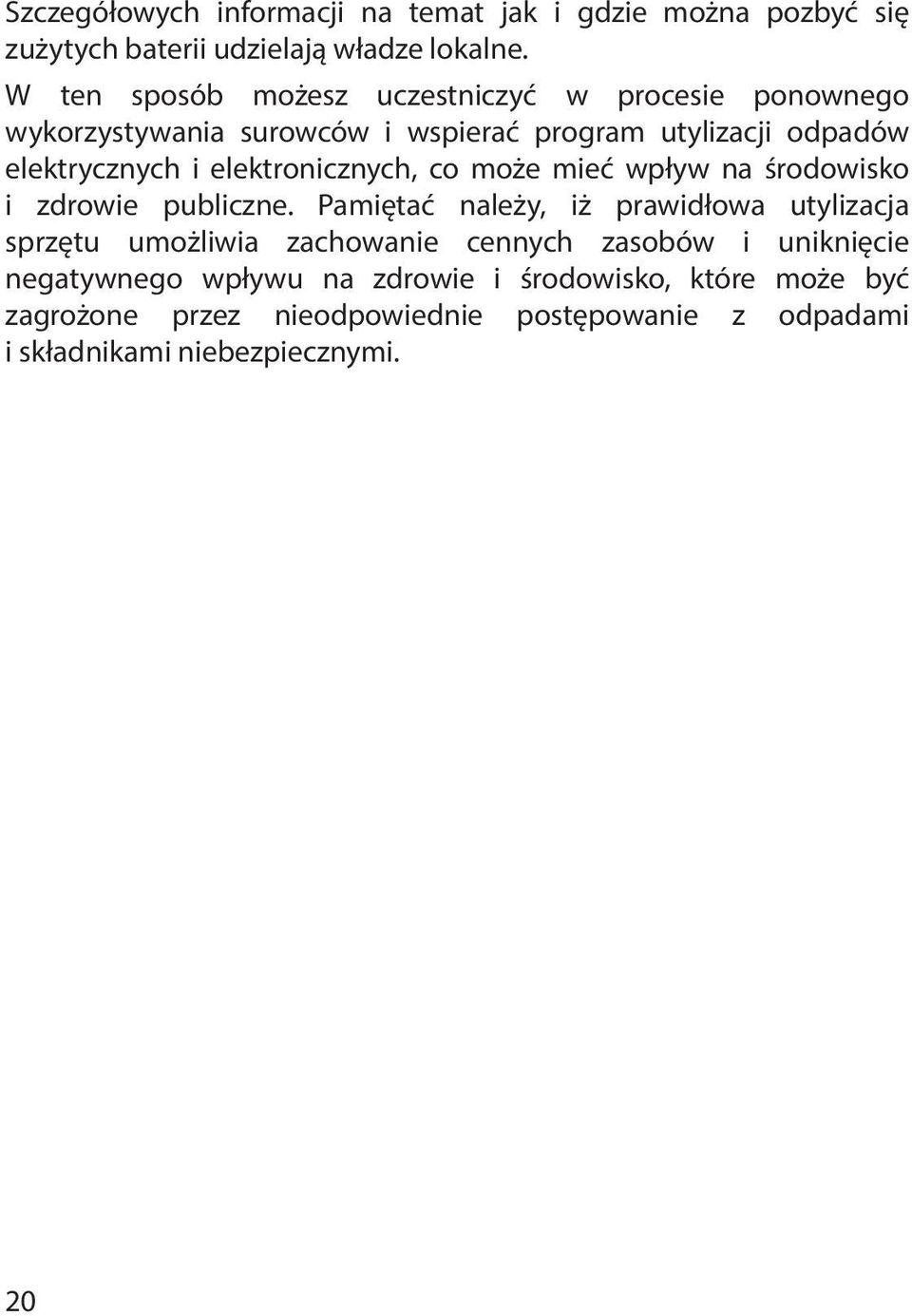 elektronicznych, co może mieć wpływ na środowisko i zdrowie publiczne.