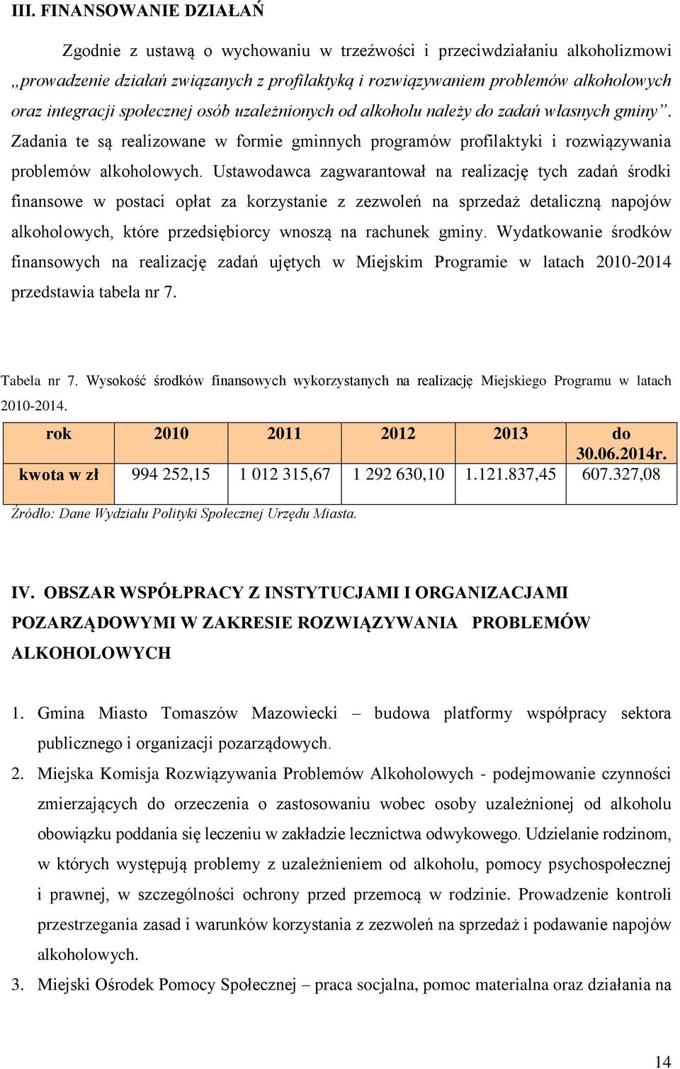 Ustawodawca zagwarantował na realizację tych zadań środki finansowe w postaci opłat za korzystanie z zezwoleń na sprzedaż detaliczną napojów alkoholowych, które przedsiębiorcy wnoszą na rachunek