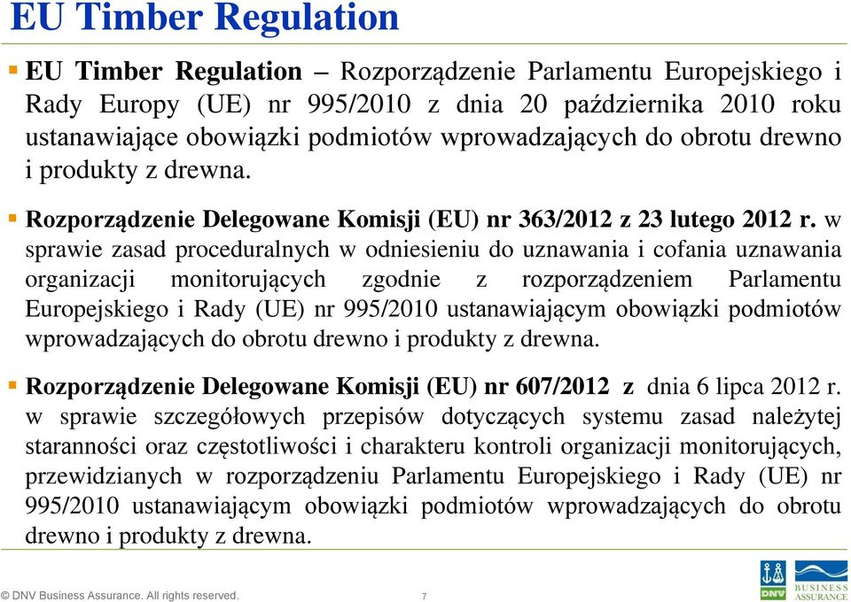 w sprawie zasad proceduralnych w odniesieniu do uznawania i cofania uznawania organizacji monitorujących zgodnie z rozporządzeniem Parlamentu Europejskiego i Rady (UE) nr 995/2010 ustanawiającym