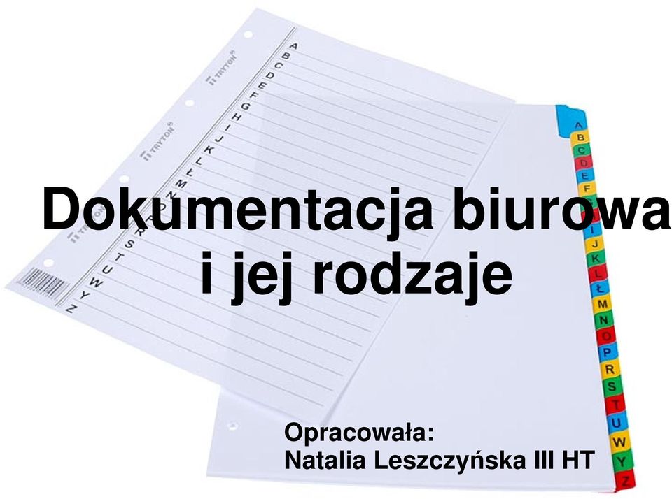 rodzaje