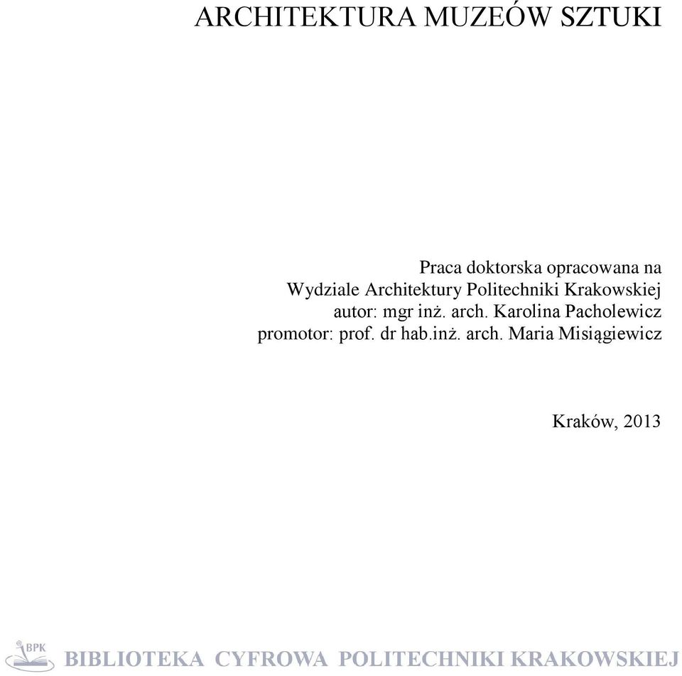 Krakowskiej autor: mgr inż. arch.