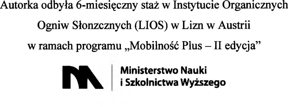 Austrii w ramach programu Mobilność Plus - II