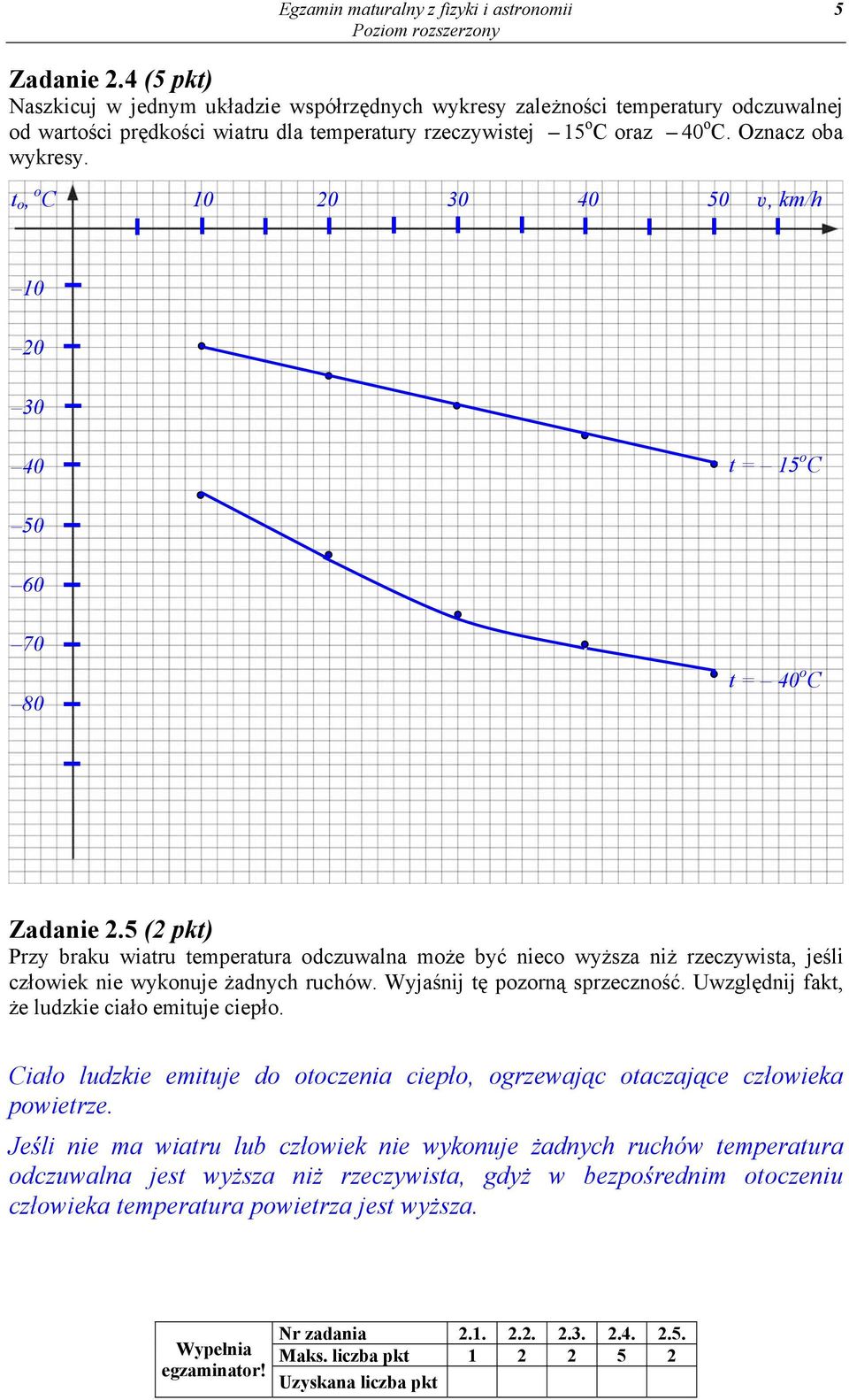 t o, o C 10 0 30 40 50 v, km/h 10 0 30 40 t = 15 o C 50 60 70 80 t = 40 o C Zadanie.