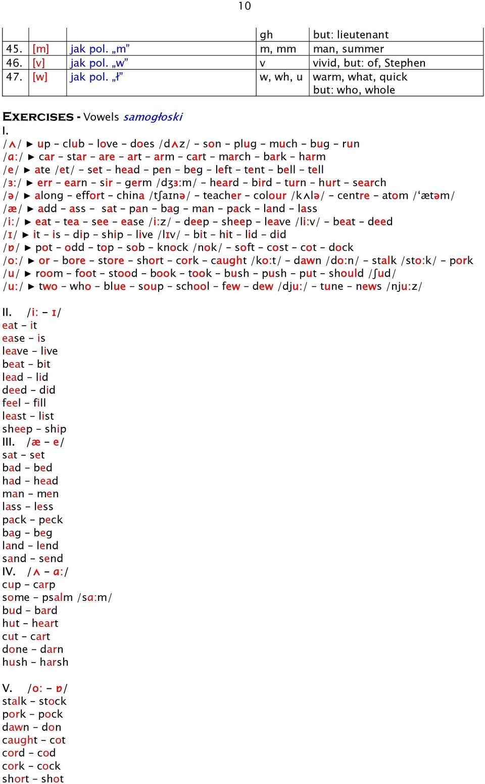 search /ə/ along effort china /tʃaɪnə/ teacher colour /k lə/ centre atom / ætəm/ /æ/ add ass sat pan bag man pack land lass /i:/ eat tea see ease /i:z/ deep sheep leave /li:v/ beat deed /ɪ/ it is dip