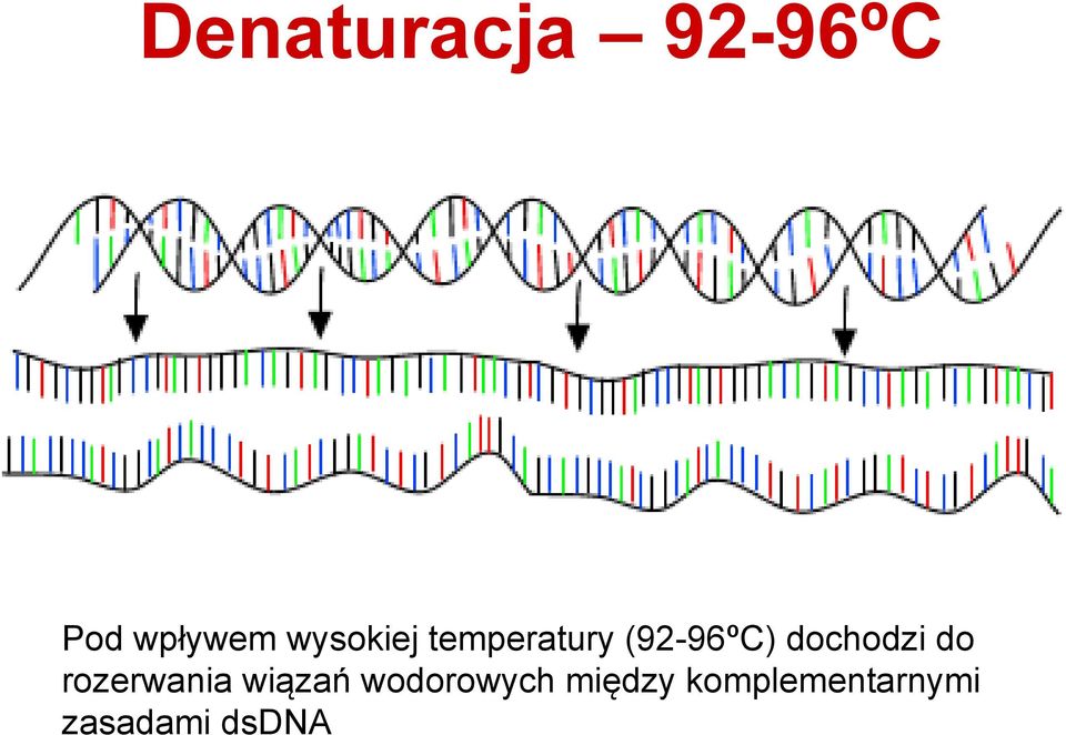 dochodzi do rozerwania wiązań